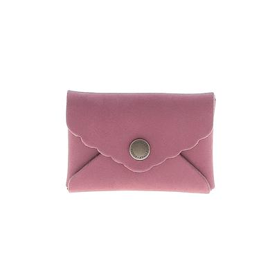 Portland Leather Goods Leather Coin Purse: Pink Clothing