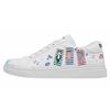 Sneaker DOGO "Ace Sneakers Cats On The Beach Damen Sneaker / Female", Damen, Gr. 41, Normalschaft, weiß, Lederimitat, casual, Schuhe, Vegan