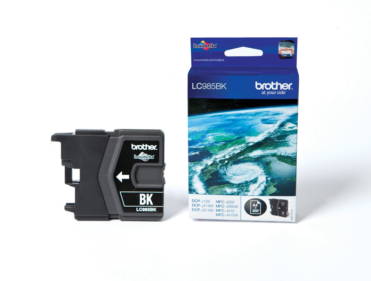 Brother LC-985BK / LC-985BKBP / LC-985BKBPDR Tinte schwarz Image
