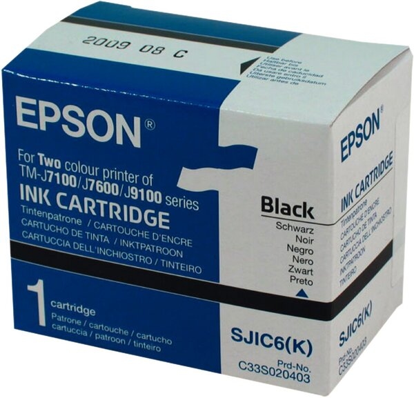 EPSON Tintenpatrone SJIC6 schwarz für TMJ 7100,7600 Image