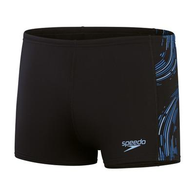 Speedo - Tech Panel Aquashort - Badehose Gr 34 - DE: 5 schwarz