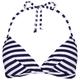 Barts - Women's Custe Halter - Bikini-Top Gr 38 weiß/blau