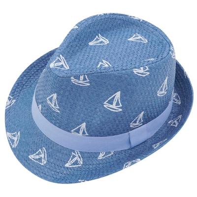 maximo - Kid's Mini Boy Trilby Boat - Hut Gr 55 cm blau Image