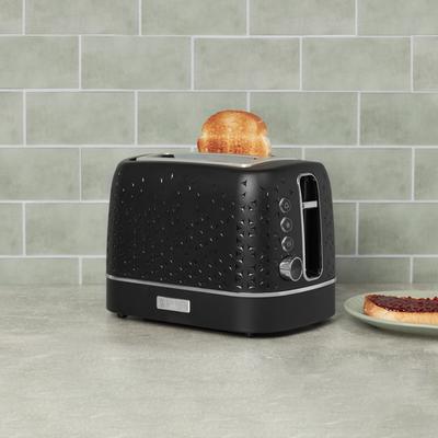 HADEN Starbeck 2-Slice Toaster Wide Slot with Removable Crumb Tray, Variable Browning Control