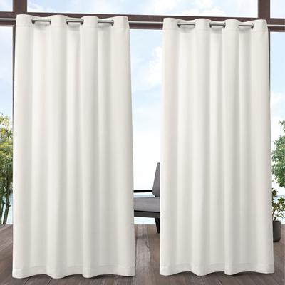 ATI Home Biscayne Indoor/Outdoor Grommet Top Curtain Panel Pair
