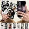 Anime Angriff auf Titan Levi Ackerman Handy hülle für iPhone 15 8 7 6 6s plus x se 2020 xr xs 14 11