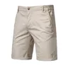 Men's Casual Shorts Men's Solid Basic Cotton Tight Work Shorts Men's Suit Shorts Men's Beach Pants