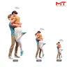 Miniature figurine 1/87 1/64 1/43 1/24 Boy & Girl Hug proposta amante baciare coppie scena Figure