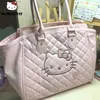 Sanrio Mittelalterlicher Stil Hello Kitty Einkaufstasche Süße süße weiche PU-Leder Rosa