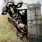 HelloYoung Ajouter une touche de Fantaisie à votre jardin avec cette adorable vache, canard fer Silhouette clôture ornement jardin fête décor