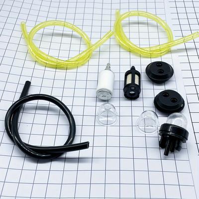 10pcs Universal Fuel Line Hose Tube Primer Bulb Spare Parts Chainsaw Blowers Trimmer Carburetor For Mcculloch For Husqvarna Chainsaw