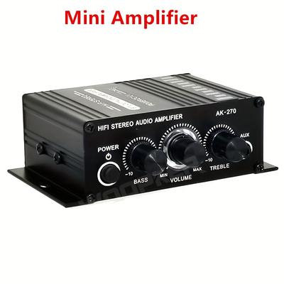 40w 12v Mini Hifi Power Amplifier, Audio Karaoke H...