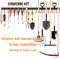 20pcs Adjustable Tool Organizer With Heavy Duty Hooks, Wall Mount Tool Hangers For Garage Wall, Shed, Garden Etc. Men Gifts, Garage Supplies, Garage Organization And Storage Supplies