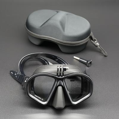Tempered Glass Diving Mask With Storge Box, Waterp...
