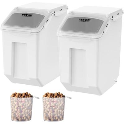 Vevor Mottensichere Vorratsdosen Aufbewahrungsbox Küche 15 l x 2, Sichtbarer Vorratsbehälter pp mit Image