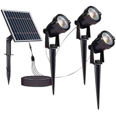 V-tac - Solar LED-Gartenleuchten-Set VT-11031, 3x 1,2 w, 3000 k, IP65 Image