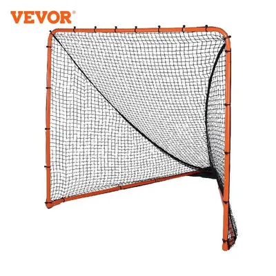 VEVOR Lacrosse Goal Lacrosse Training Equipment Steel Frame Training Net Easy Setup Lacrosse Goal