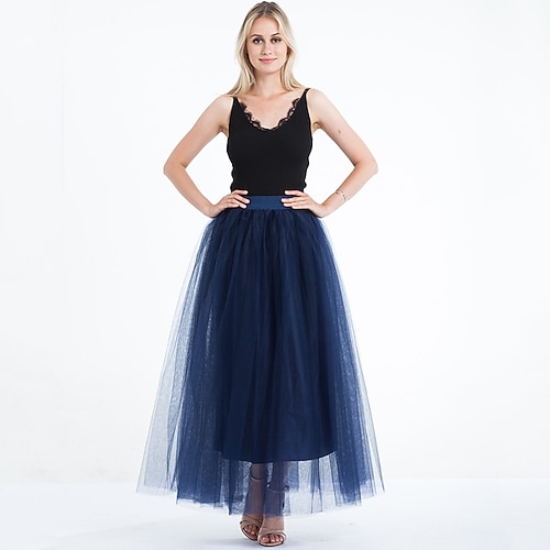 Reifrock Krinoline Tutu Unterrock 1950er Retro Vintage Erwachsene Damen Maskerade Alltagstauglich Junggesellinnenabschiedsparty Verkleiden Image