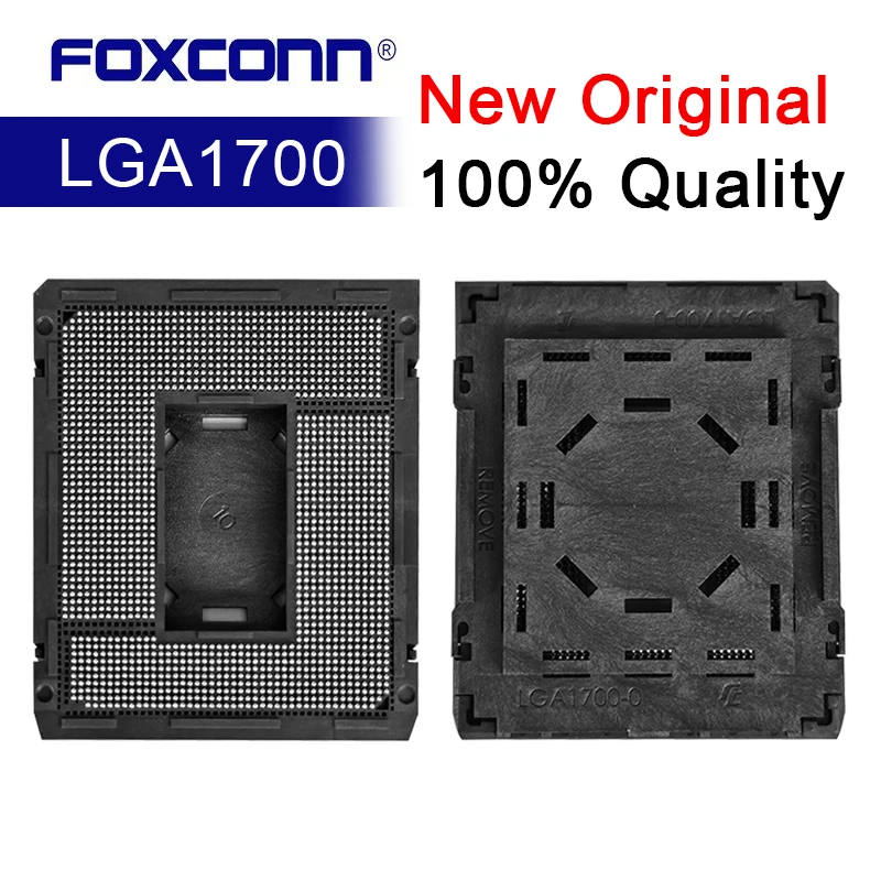 Foxconn Original 100% New CPU Socket LGA LGA1700 1700 For PC Motherboard Mainboard CPU Base BGA Soldering Holder With Tin Balls
