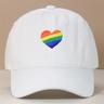 LGBT Baseball Hat Pride Rainbow Denim Hats Pride Baseball Hat Adjustable LGBT Hat for Men Women