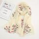 Women's Scarf Cherry Blossom Print Lightweight Soft Pink Floral Breathable Casual Office Evening One Size Fits All Spring Autumn Accessories
