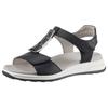 Sandalette ARA "OSAKA-S", Damen, Gr. 41, blau (dunkelblau), Glattleder, unifarben, sportlich, Schuhe, Sommerschuh, Sandale, Keilabsatz, in Komfortweite H (sehr weit)