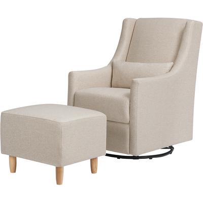 Babyletto Toco Swivel Glider and Ottoman - Perform...