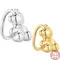 Eleganti orecchini in argento A forma di orso spagnolo 2024: un piccolo regalo perfetto per lei