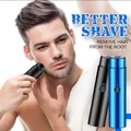 Rasoir électrique portable aste pour hommes mini rasoir USB épilateur tondeuse à barbe machine à
