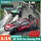 1:14 4WD RC dérive voiture de course 2.4G voiture télécommandée quatre roues motrices télécommande dérive voiture GTR modèle télécommande voiture jouet