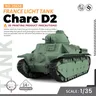 Ssmodel ss35658 1/35 Militär modell Kit Frankreich chare d2 Licht panzer