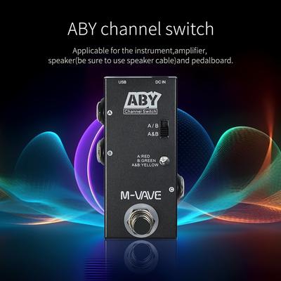 TEMU Aby Channel Strumento A Pedale Per Chitarra Elettrica Selezione Linea Bidirezionale Universale Per Strumenti/amplificatori/effetti Armadi