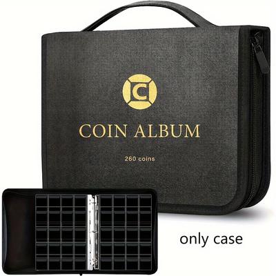 Coin Collection Book Holder For Collectors, 260 Po...