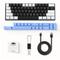 60% Mechanical Keyboard, Gaming Keyboard With Blue Switches And Sea Blue Backlit Small Compact 60 Percent Keyboard Mechanical, Portable 60 Percent Gaming Keyboard Gamer