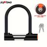 Bicycle U Lock, Mtb Road Bike Wheel Lock, Anti-theft Safety Motorcycle Scooter Cycling Lock, Strong Bicycle Accessories
