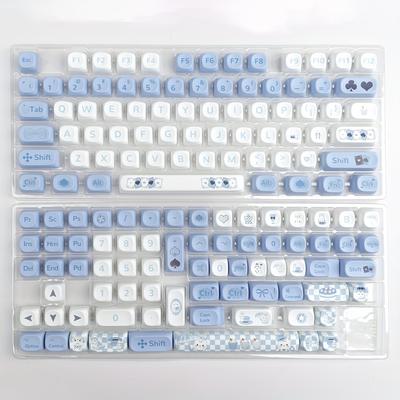 Alice Rabbit Moa Height Keycap Cute Square Thermal Sublimation 68 75 98 S99 104