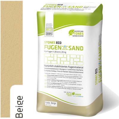 Keine Angabe - Stones Eco Fugensand 1-20 mm Beige 25kg Image