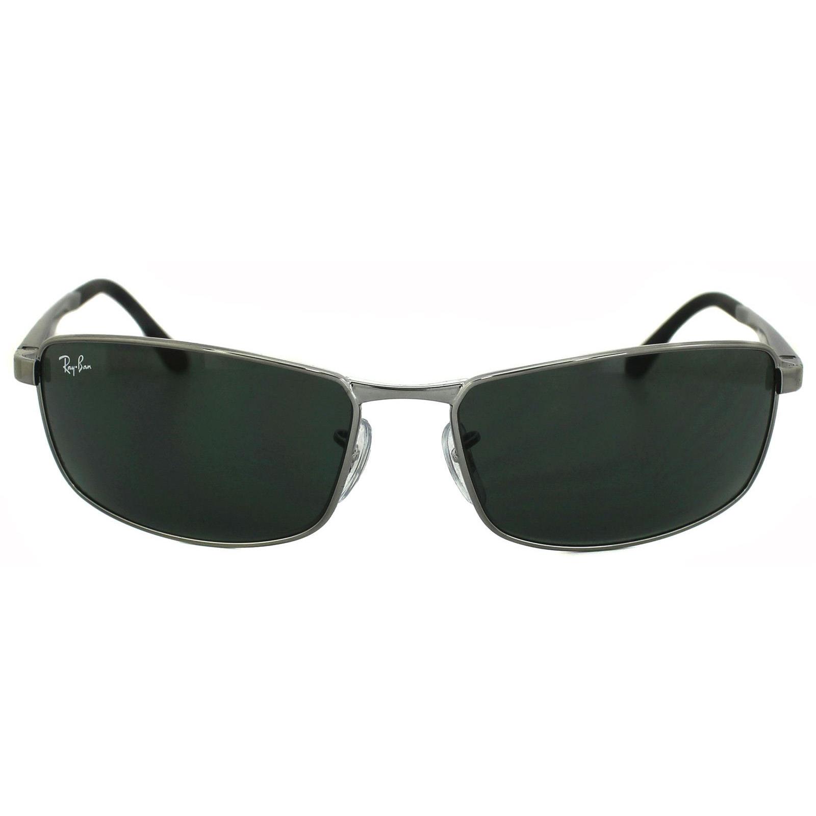 RayBan Sonnenbrille 3498 004/71 Gunmetal Grün 61mm Image