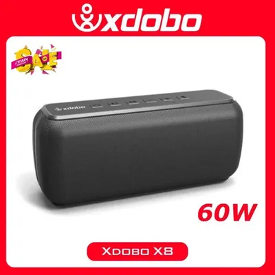Xdobo X8 II 60W Portable Bluetooth-Compatible Speakers 6600mAh Bass Sound Box Wireless Waterproof