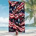 American Flag Beach Towels Oversized - 4th of july Beach Towels Kids - free america Microfiber Travel Towels - Pool Gifts For Women for Camping Beach and Roadtrips Size 3 #8