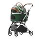 Dog Stroller Pet Stroller Cat Stroller 3 in 1 Pet Stroller Foldable Travel Pet Stroller for Cats & Dogs with Detachable Carriers Aluminium Trolley Dog Stroller Dog Strollers (Color : D)