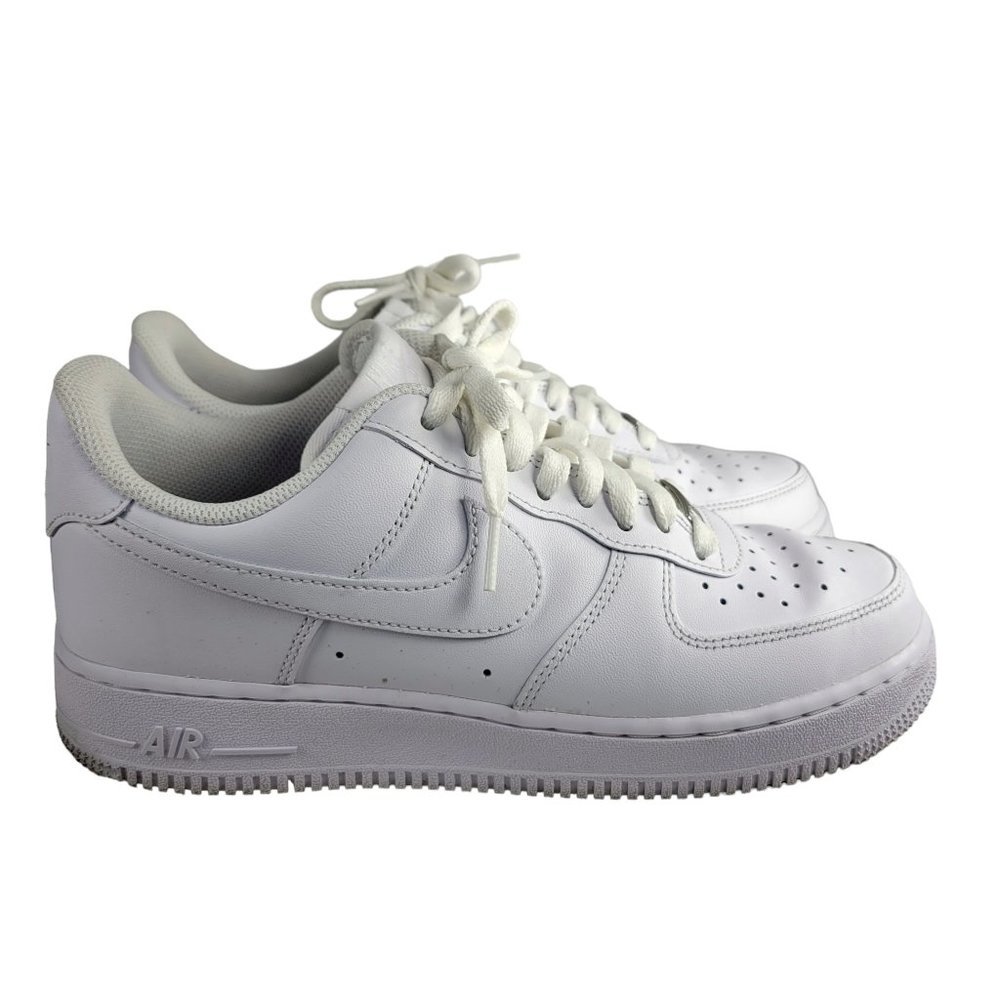 Nike Shoes | Men's Nike Air Force 1 Low White Leather Sneakers Size 8 Casual Shoes Cw2288-111 | Color: White | Size: 8