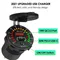 18W USB PD Autoladegerät Auto Modifikation Zubehör Wasserdichte Steckdose mit LED Voltmeter Schalter für Autos Motorräder Boote
