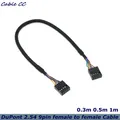 0.15m 1m Nuovo Per Telaio Scheda Madre USB 2.0 9pin Femmina A Femmina Cavo di Intestazione Della Scheda Madre Interna