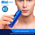 Mini rasoir électrique aste sans fil pour hommes et femmes rasoir à barbe portable tondeuse à