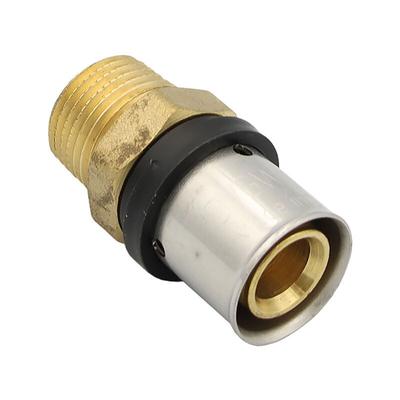 Pipetec - Pressfitting Übergang Kupplung 20x2 mm 1/2 Zoll ag th Kontur Image