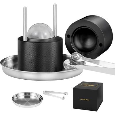Vevor Eiswürfelbereiter Eiswürfelformen Satz 60 mm, Eiswürfelform Eiskugelform mit Eiszange & Image