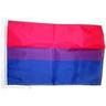 AZ FLAG Bandiera Arcobaleno BISESSUALE 45x30cm - BANDIERINA BISESSUALITÀ – Rainbow Flag 30 x 45 cm