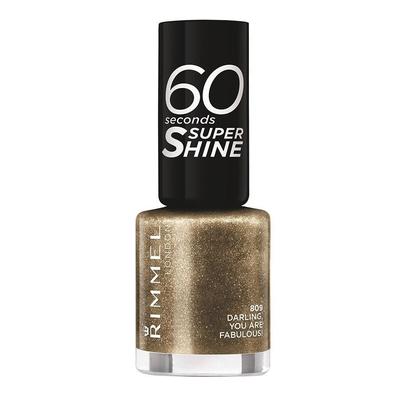 Rimmel London 60 Sekund szybkoschnący lakier do paznokci nr 130 Caramel Candy, 8ml Nagellack 8 ml Braun Damen Image