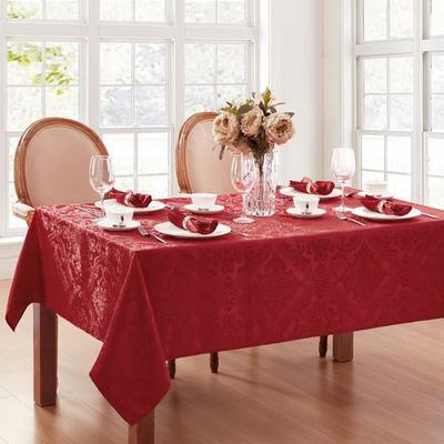 Ensley Rectangle Tablecloth, 52 x 70, Red
